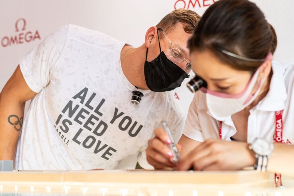 Omega ambassador caeleb dressel shows the usa the importance of precision timing