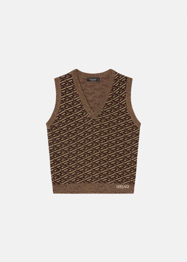 The sweater vest has taken over luxury menswear heading into  2022