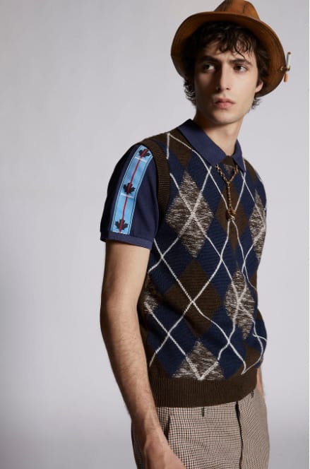 The sweater vest has taken over luxury menswear heading into  2022