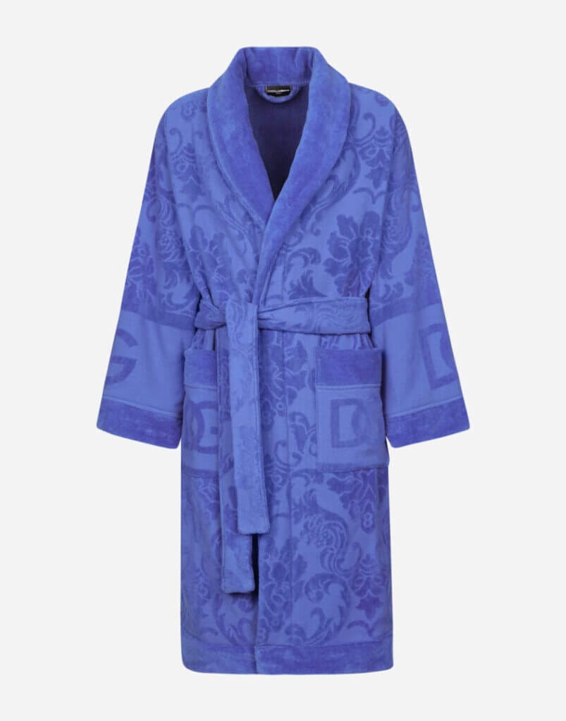 Dolce&Gabbana Men's Cotton Terry Bathrobe